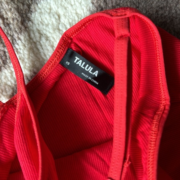 Red XS Thong Bodysuit - Picture 4 of 6